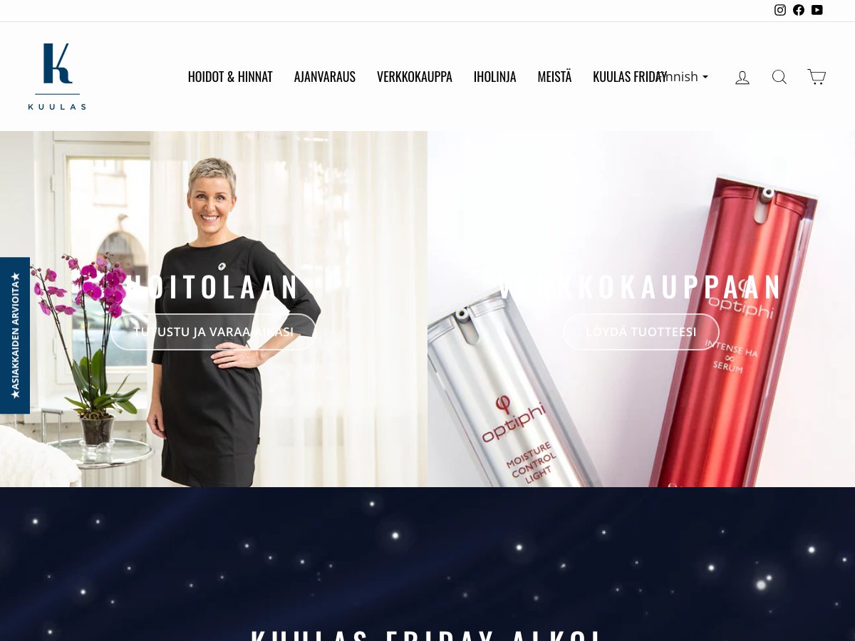 Screenshot of Hoitolakuulas.fi